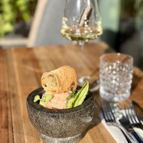 Krevetový koktejl s lehce pikantním dresinkem s kimchi